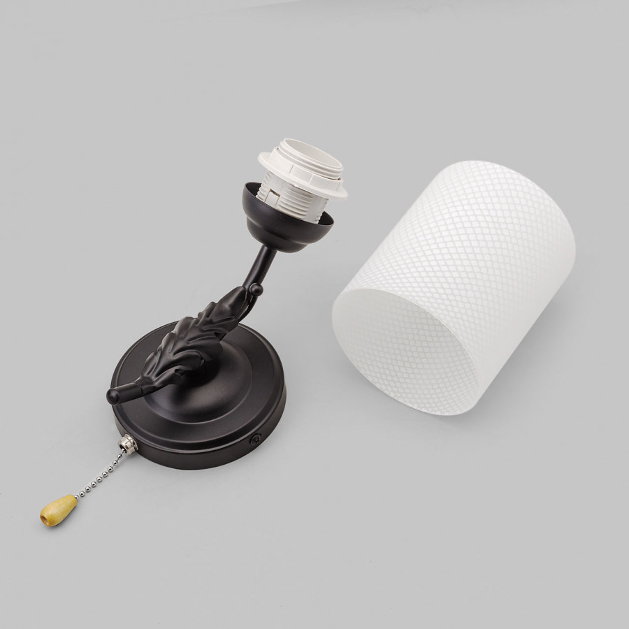 Бра настенное Е27 1*60Вт MD.0401-1-W-BK IMEX