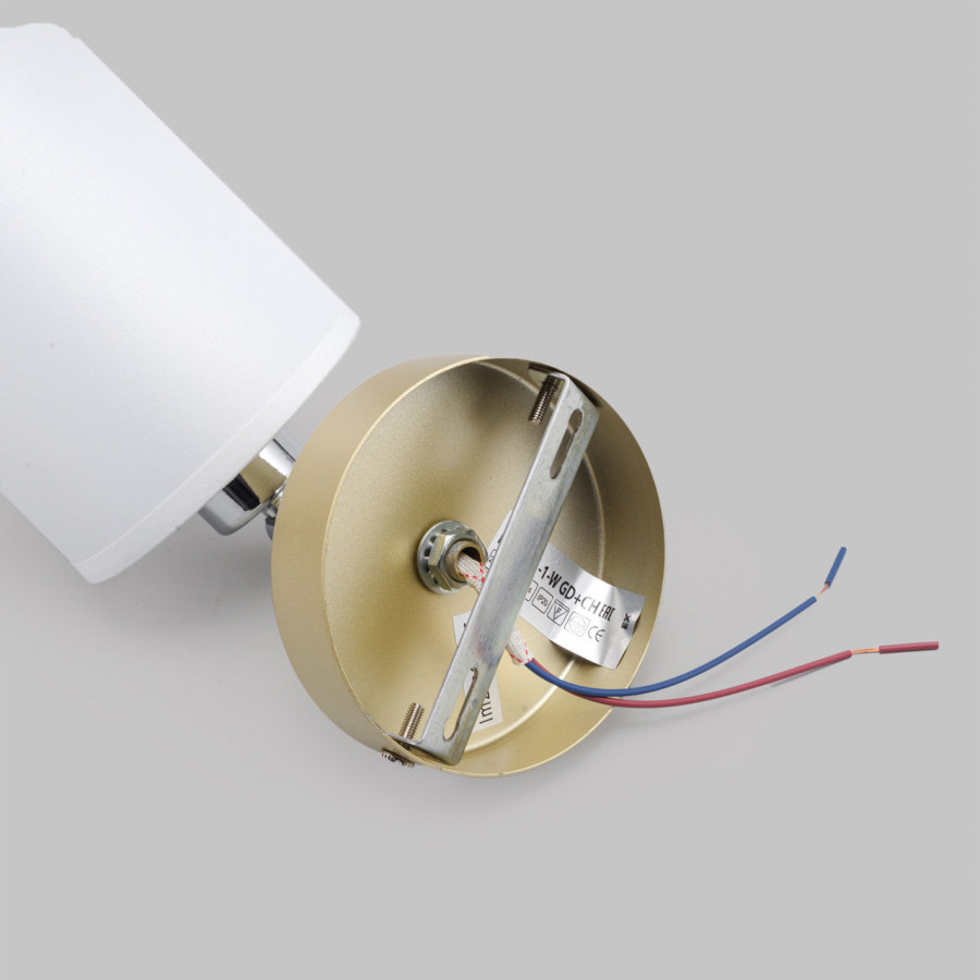 Бра 1*60Вт E14 MD.9141-1-W GD+CH IMEX