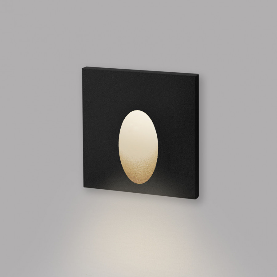 Подсветка для лестниц LED 3Вт 3000К IP54 Черный IL.0013.3004-BK IMEX