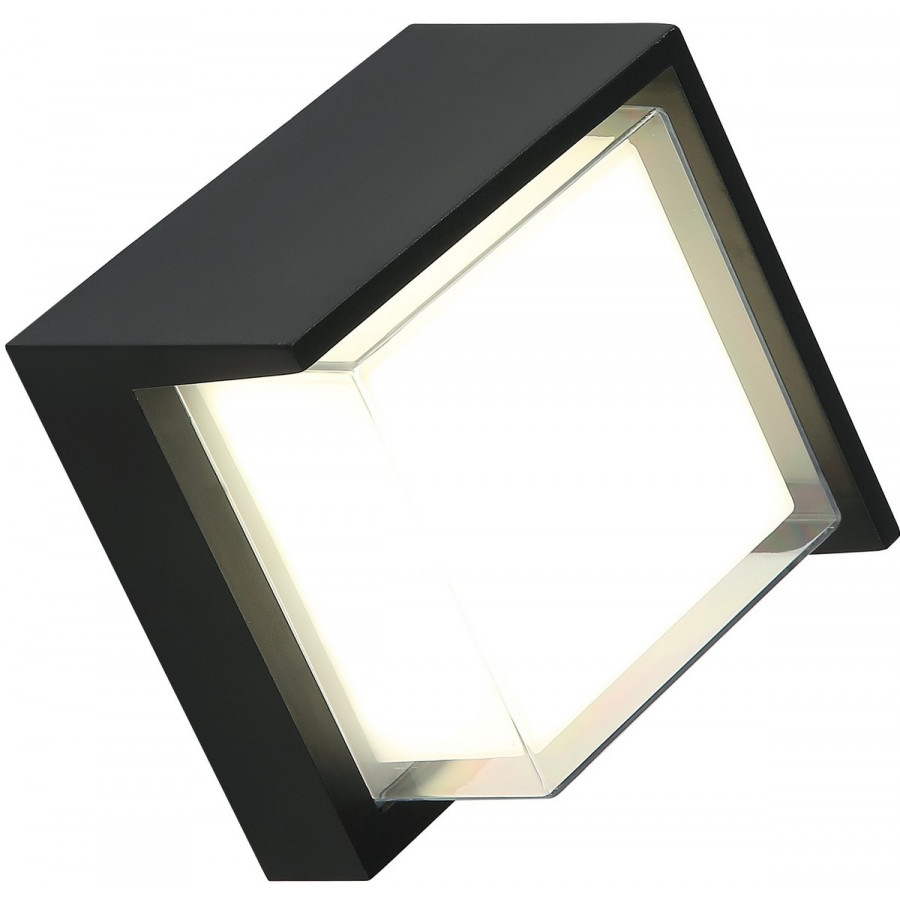Светильник настенный LED 12W 4000K Черный 220V IP54 IL.0014.0013 BK IMEX