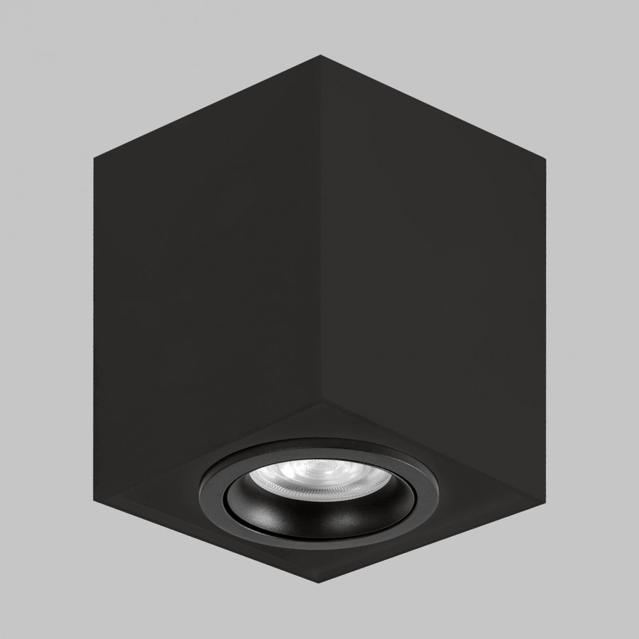 Светильник GU10 1*50W потолочный спот Черный IL.0005.2500-BK IMEX