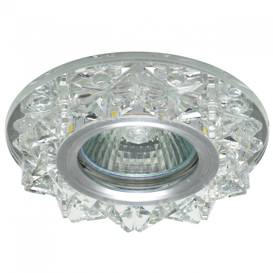 Светильник MR16+LED встраиваемый AL/CLEAR 35Вт+LED 3Вт IL.0026.0503 IMEX