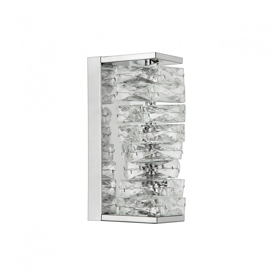 Бра настенное светодиодное, LED 12W, 3000К+4000К+6000К, К5 кристалл, 260мм CR.0505-260-1-W-CH IMEX