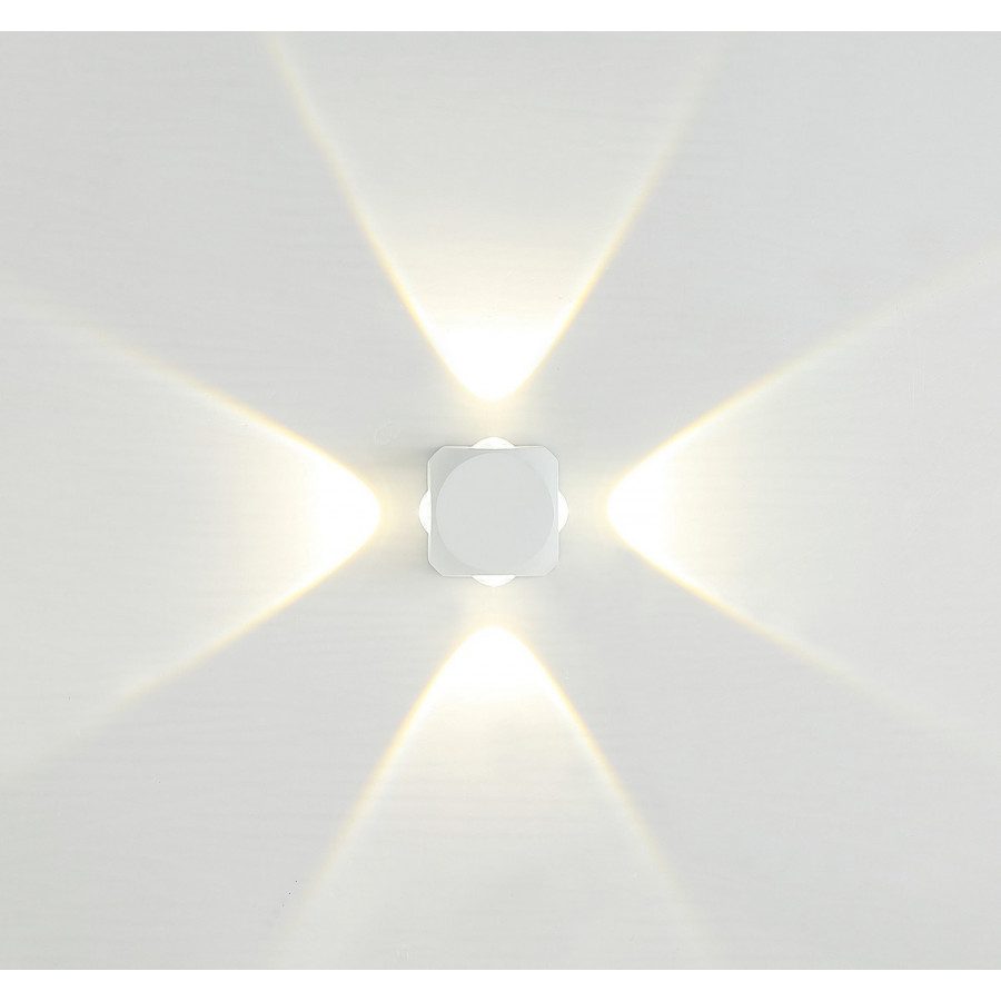 Светильник настенный LED 4*2W 4000K Белый 220V IP54 IL.0014.0016-4 WH IMEX