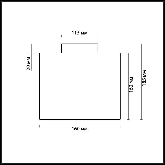 Потолочные ODEON LIGHT CROSS 2407/1C Потолочные ODEON LIGHT CROSS 2407/1C