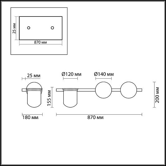 Настенный светильник ODEON LIGHT FLOWER 4681/2W Настенный светильник ODEON LIGHT FLOWER 4681/2W