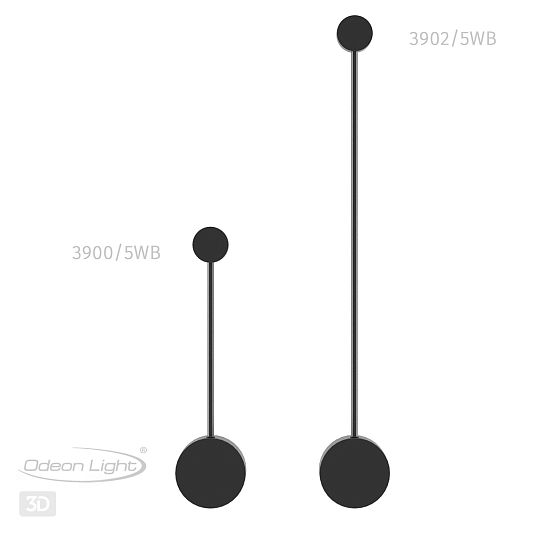 Настенный светильник ODEON LIGHT SATELLITE 3902/5WB Настенный светильник ODEON LIGHT SATELLITE 3902/5WB