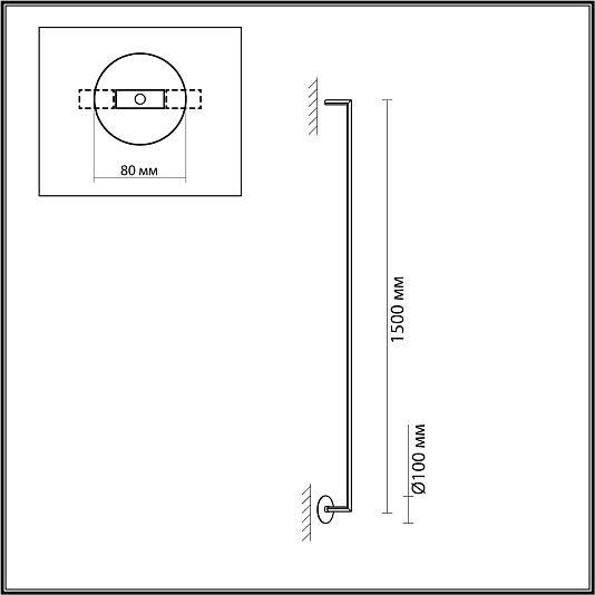 Hастенный светильник ODEON LIGHT TEO 7022/18WL Hастенный светильник ODEON LIGHT TEO 7022/18WL