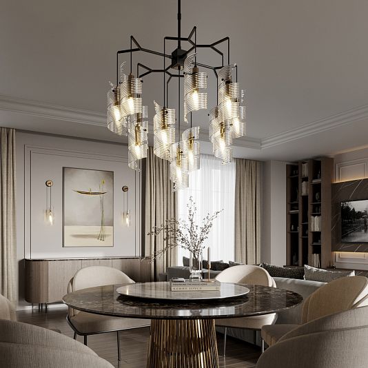 Люстра ODEON LIGHT FUSILLI 5439/13 Люстра ODEON LIGHT FUSILLI 5439/13