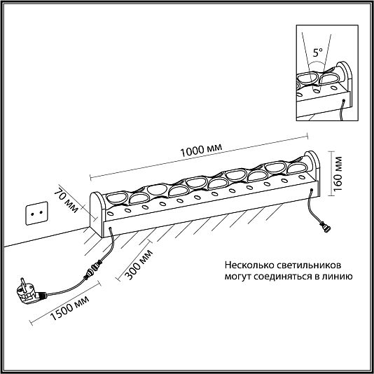 Напольный светильник ODEON LIGHT WATERFALL 7027/72FL Напольный светильник ODEON LIGHT WATERFALL 7027/72FL