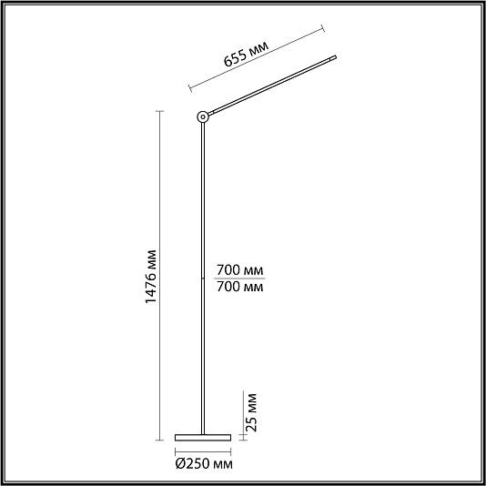Напольный светильник ODEON LIGHT FODEN 7101/15FL Напольный светильник ODEON LIGHT FODEN 7101/15FL