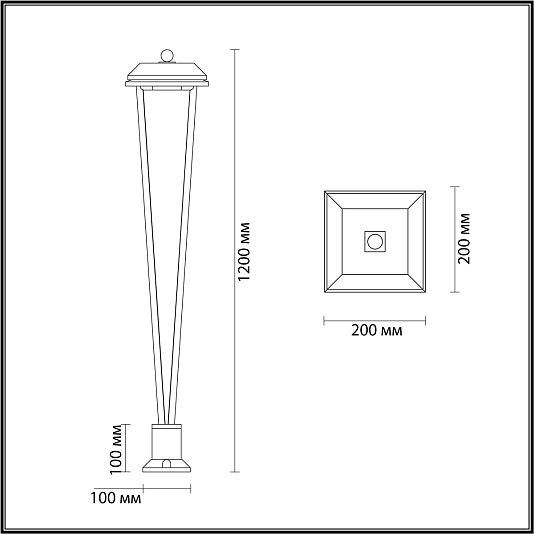 Уличный светильник ODEON LIGHT BEARITZ 6655/12GA Уличный светильник ODEON LIGHT BEARITZ 6655/12GA