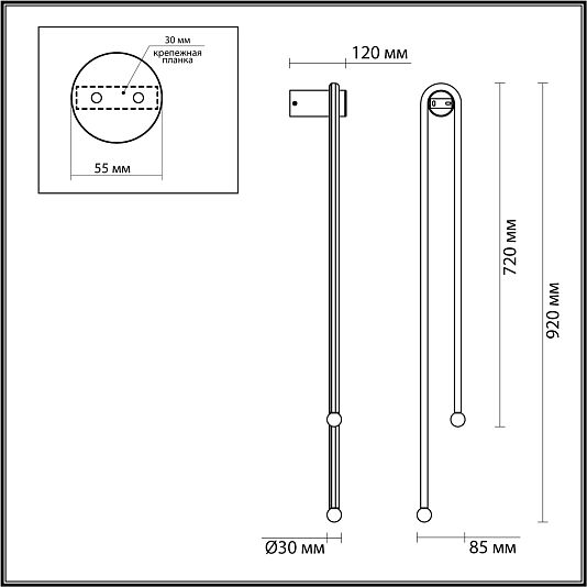 Настенный светильник ODEON LIGHT MEMFI 6633/18WL Настенный светильник ODEON LIGHT MEMFI 6633/18WL
