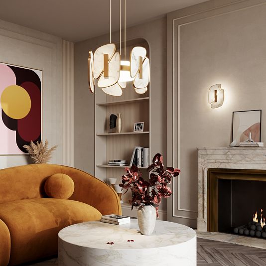 Подвесной светильник ODEON LIGHT CHIARA 6638/45L Подвесной светильник ODEON LIGHT CHIARA 6638/45L