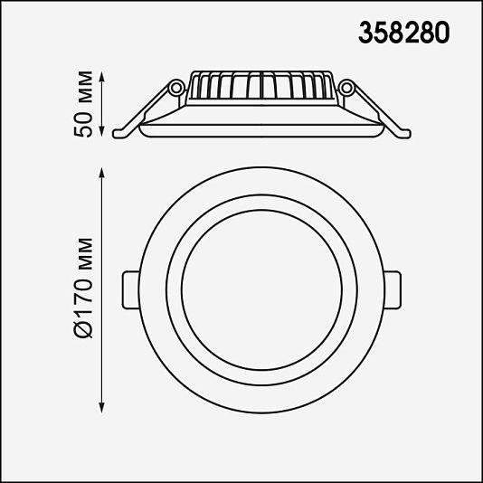 Встраиваемый светильник NOVOTECH JOIA 358280 Встраиваемый светильник NOVOTECH JOIA 358280