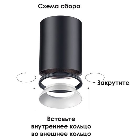 Накладной светильник NOVOTECH UNITE 370533