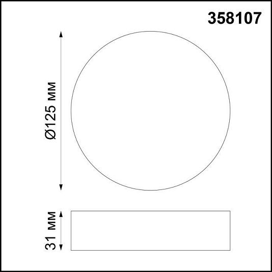Накладной светильник NOVOTECH ORNATE 358107