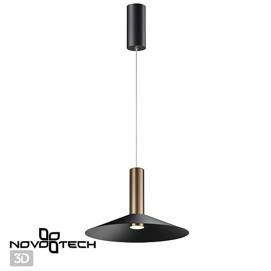 Светильник накладной светодиодный, провод 2м NOVOTECH ALBA 358985
