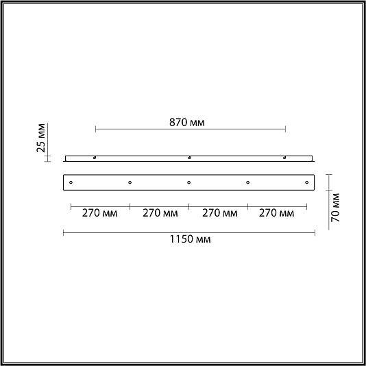 Основание потолочное LUMION MOLTO 4505/5 Основание потолочное LUMION MOLTO 4505/5