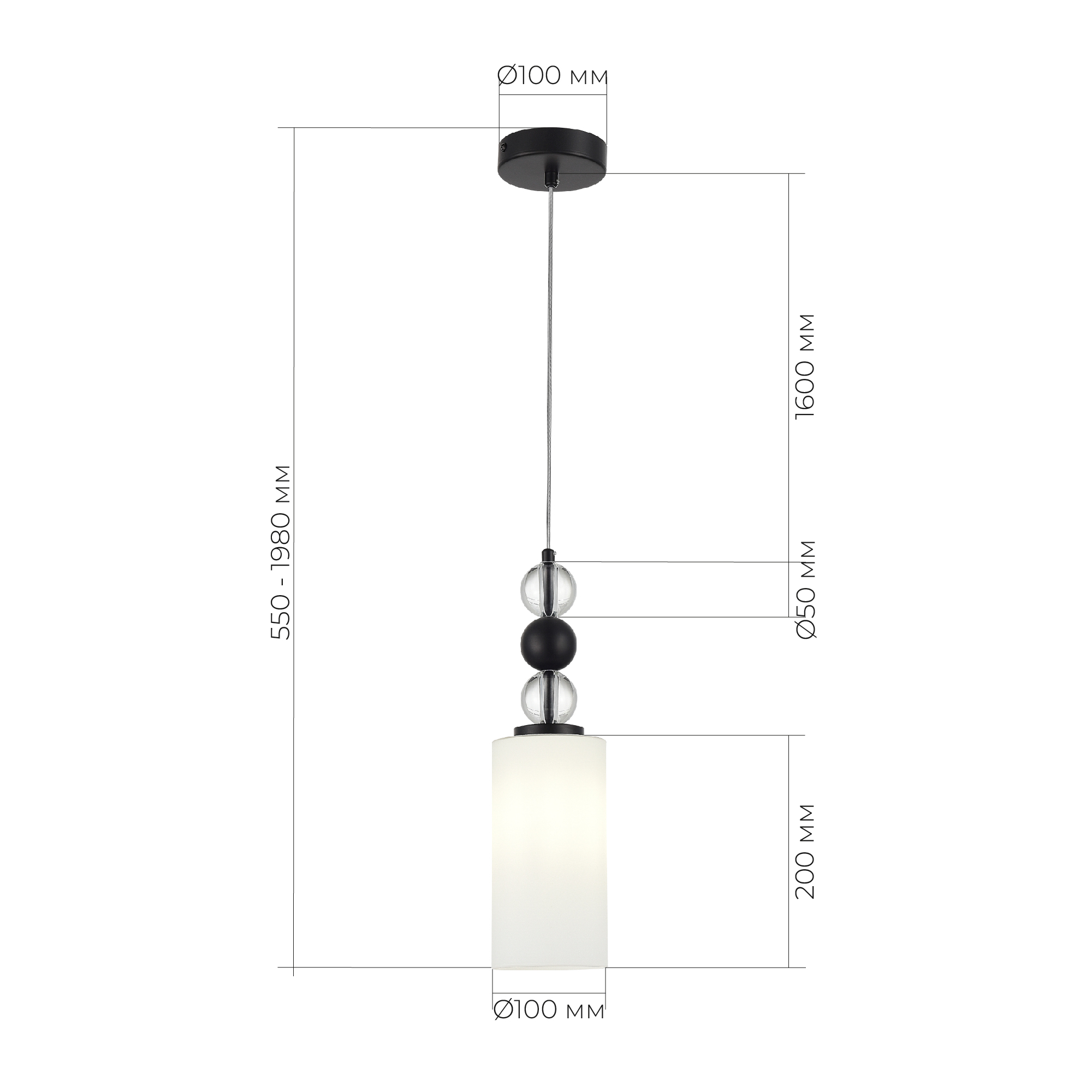 Светильник с лампой накаливания AURORA ST LUCE SL2003.403.01