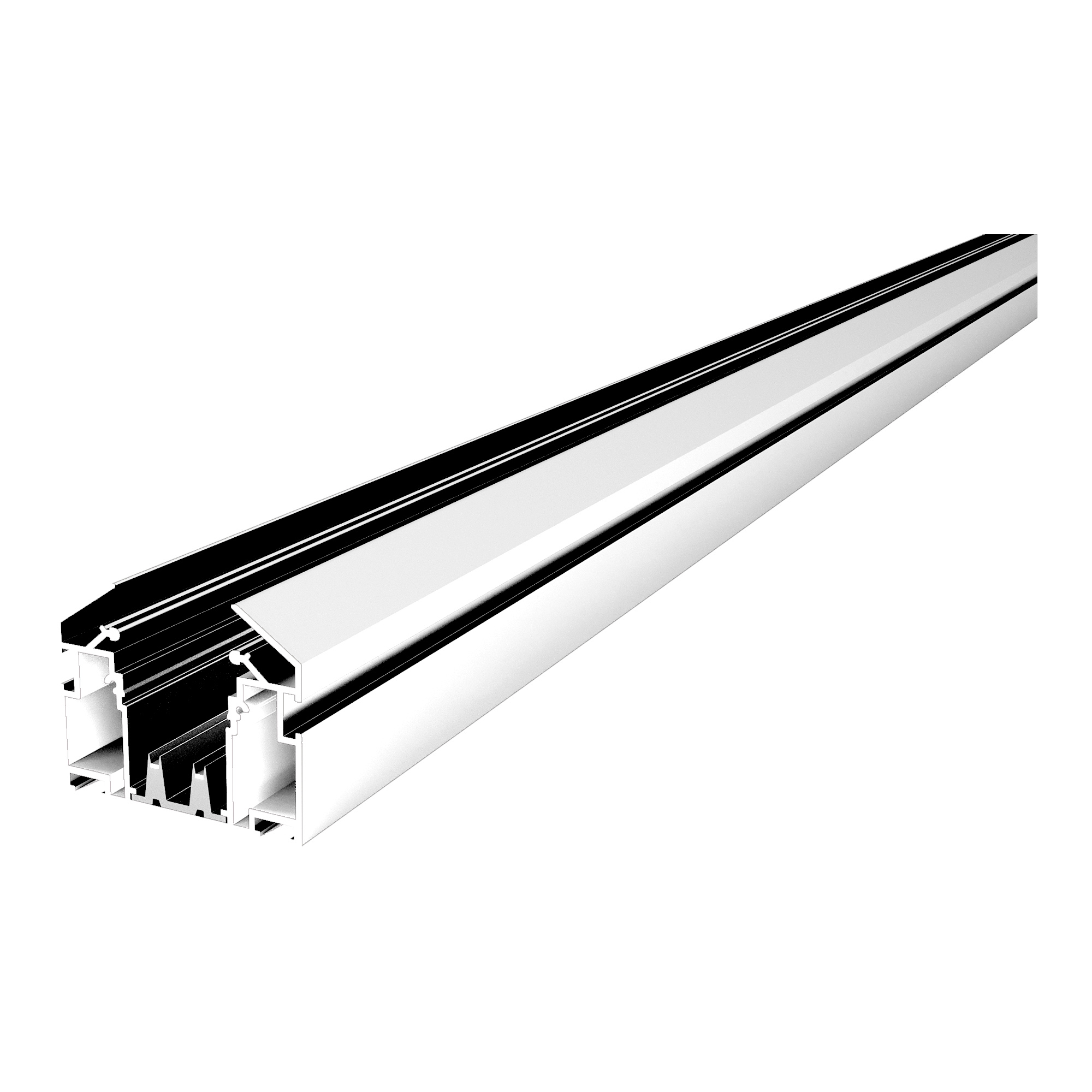 Шинопровод 220 под натяжной потолок Белый Длина 2000мм ST LUCE ST046.529.02