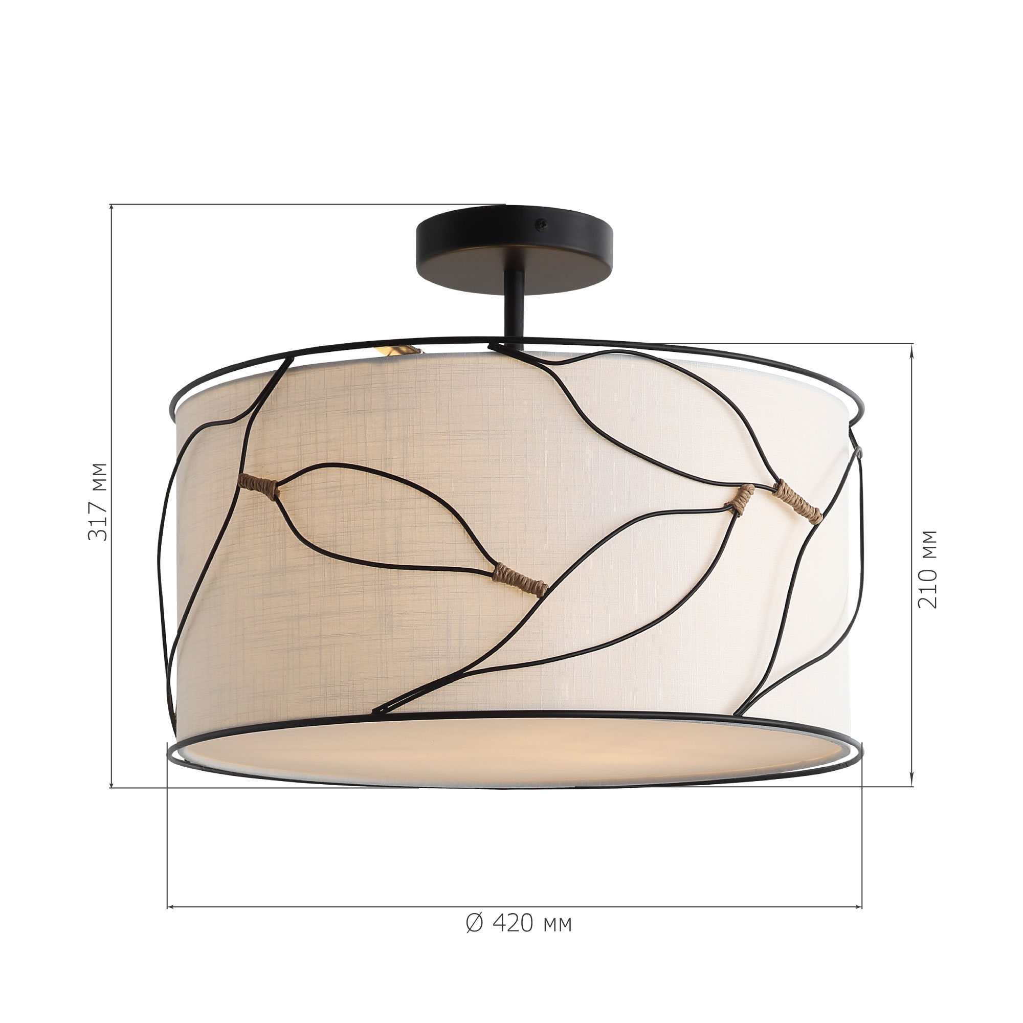 Светильник с лампой накаливания ROOT ST LUCE SL6228.402.03