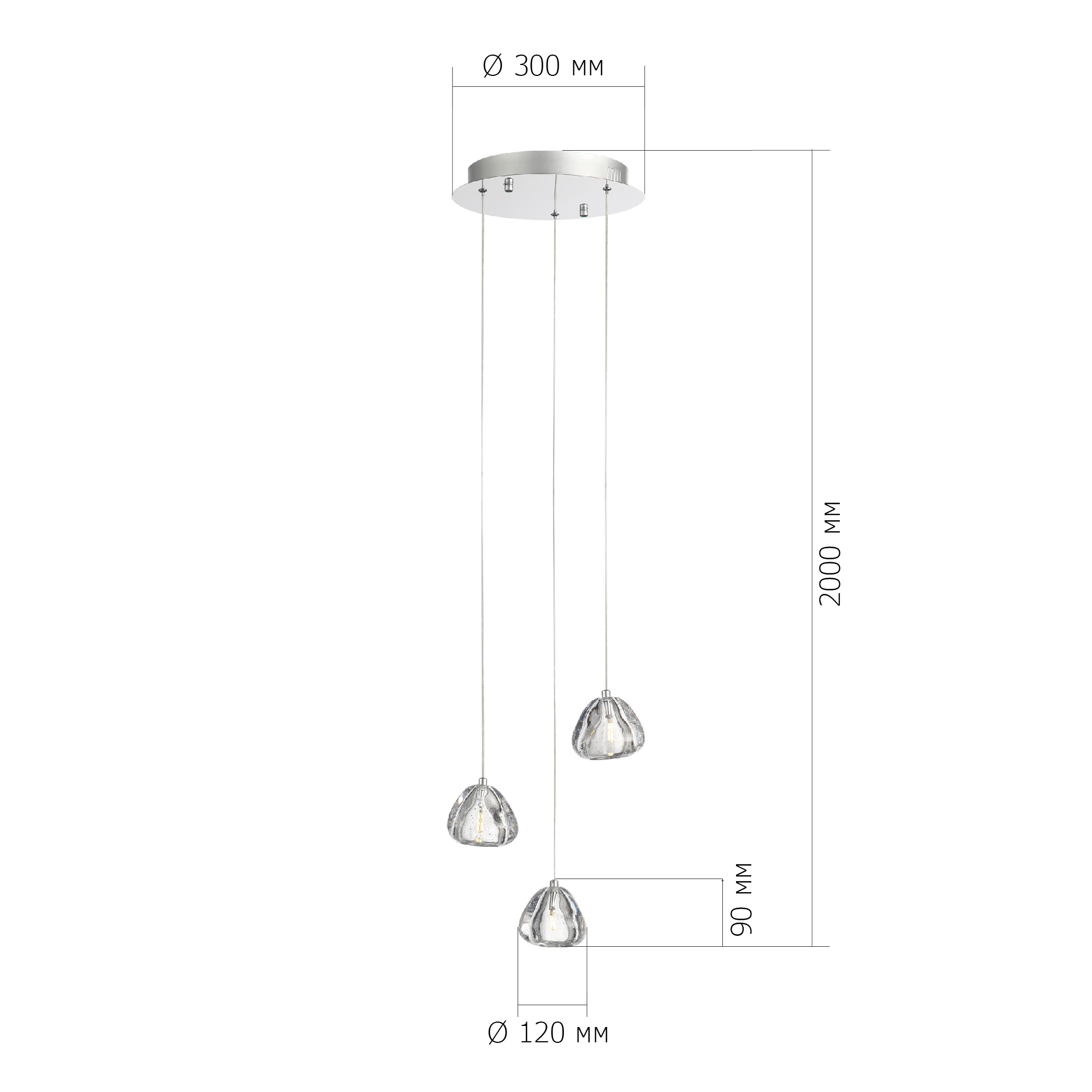 Светильник светодиодный WATERFALL ST LUCE SL6017.101.03