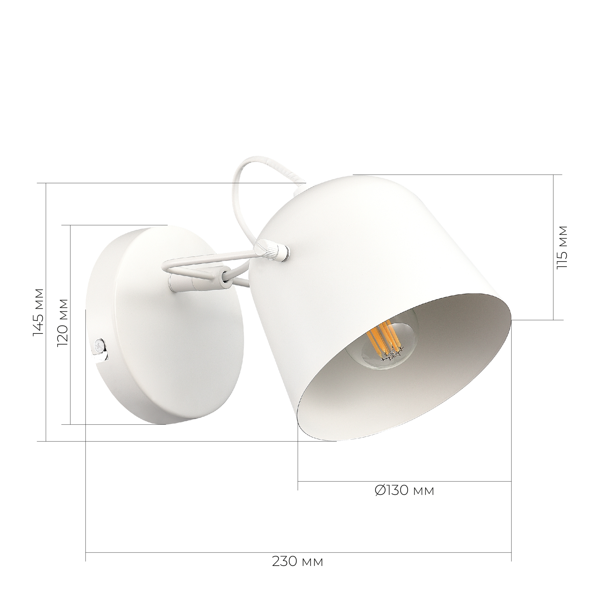 Светильник с лампой накаливания BLANK EVOLUCE SLE1805-501-01