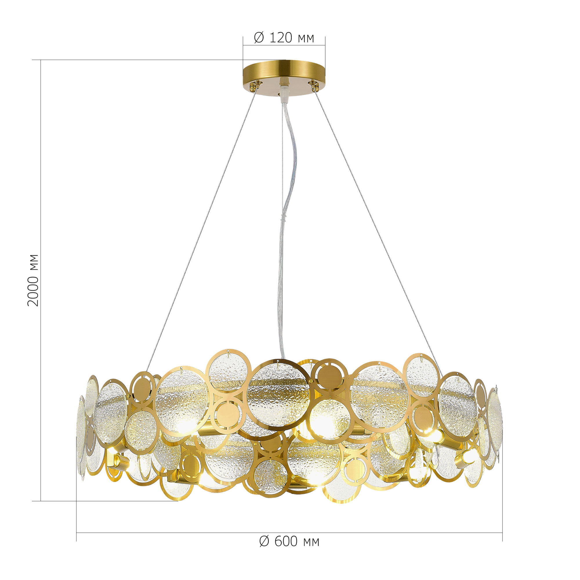 Светильник с лампой 5 ST LUCE SL6133.303.09 Светильник с лампой 5 ST LUCE SL6133.303.09