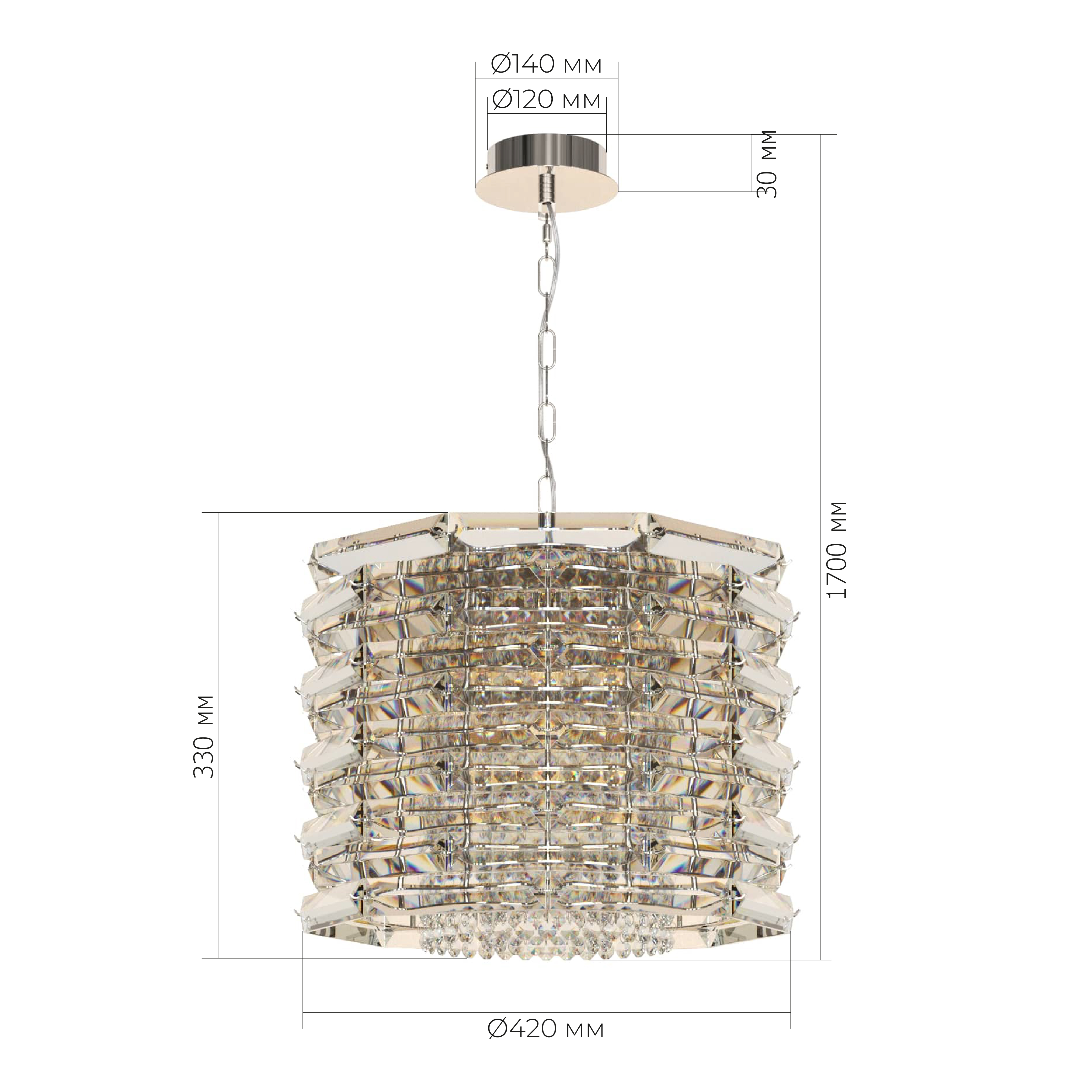 Светильник с лампой накаливания STROZZI ST LUCE SL6137.103.08 Светильник с лампой накаливания STROZZI ST LUCE SL6137.103.08