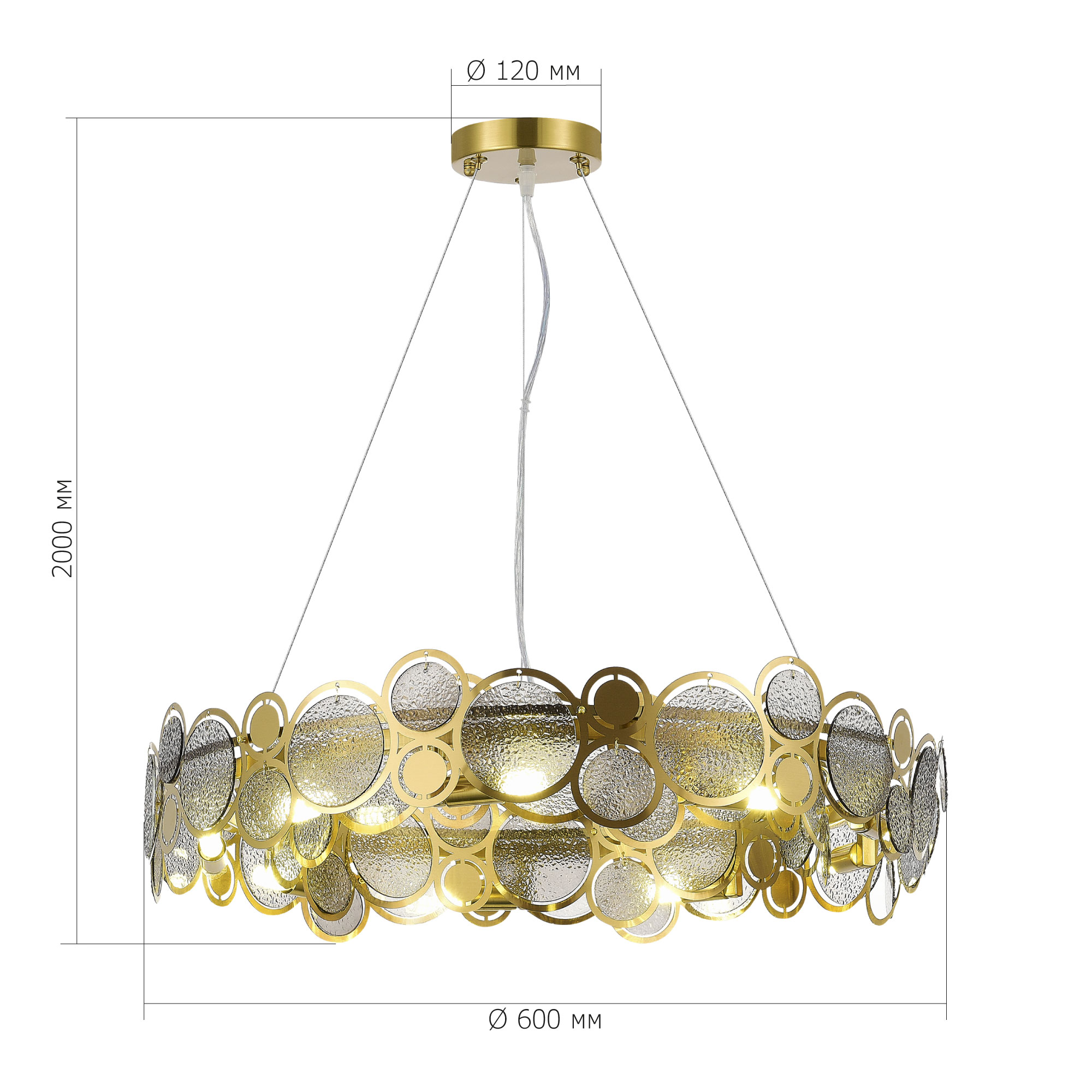 Светильник с лампой 5 ST LUCE SL6133.313.09 Светильник с лампой 5 ST LUCE SL6133.313.09