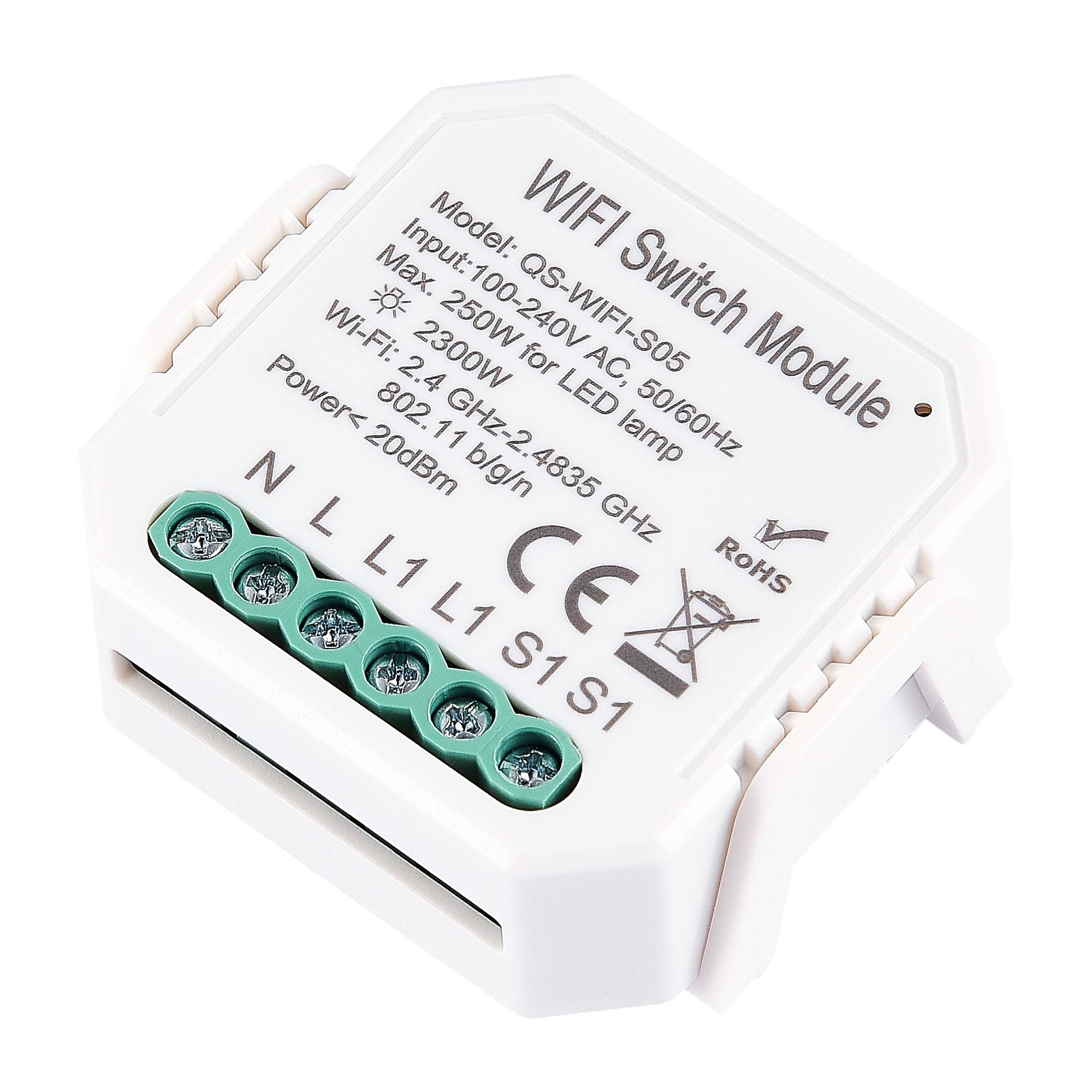 WI-FI реле 1 канал Белый ST LUCE ST9000.500.01C
