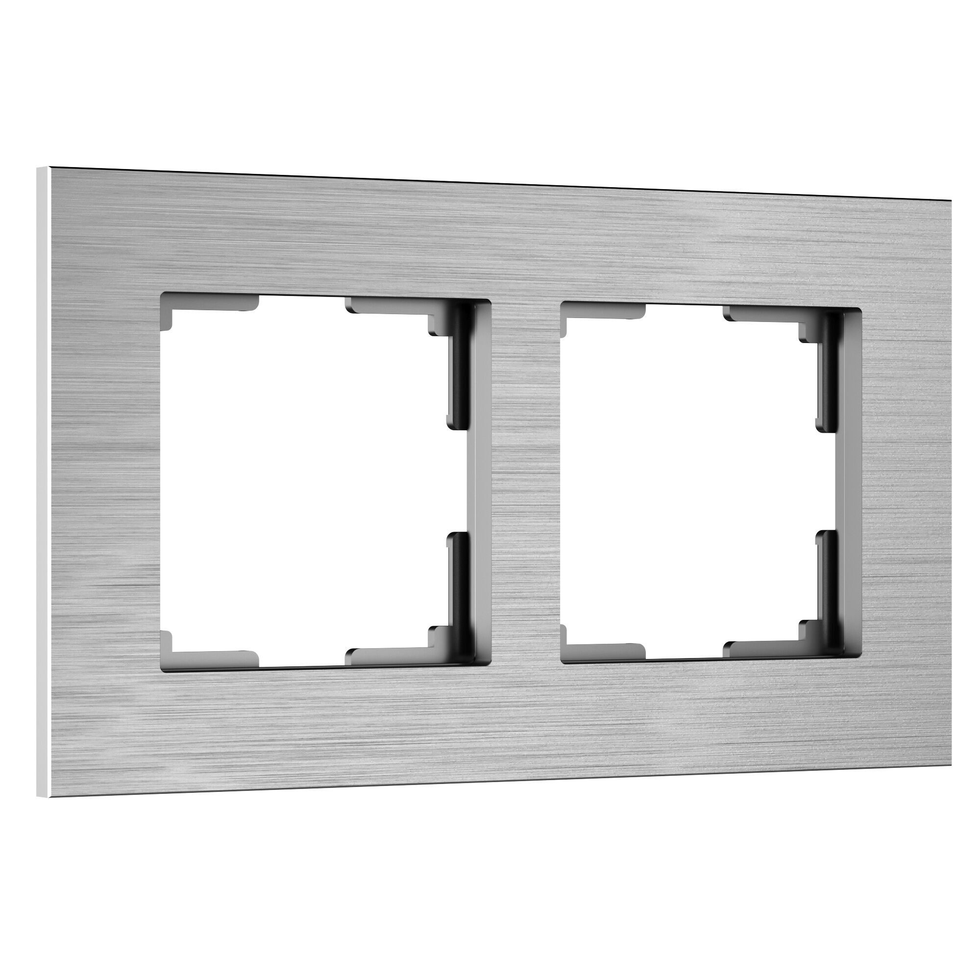Рамка из металла на 2 поста АluMax алюминий W0023506 Werkel