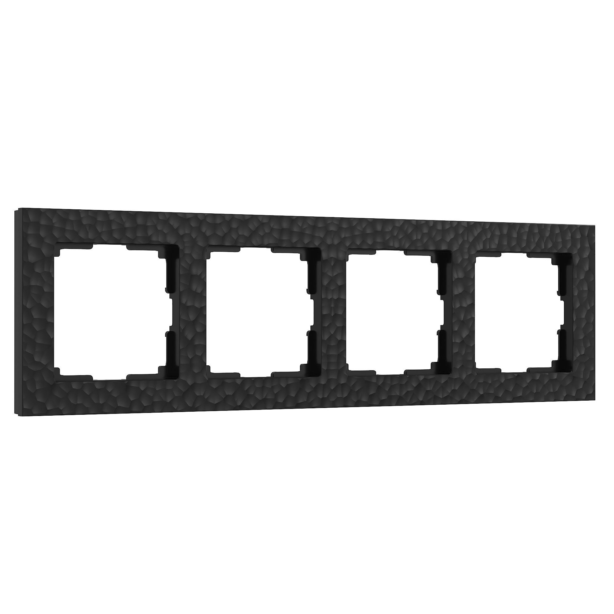 Рамка из поликарбоната на 4 поста Hammer черный W0042408 Werkel