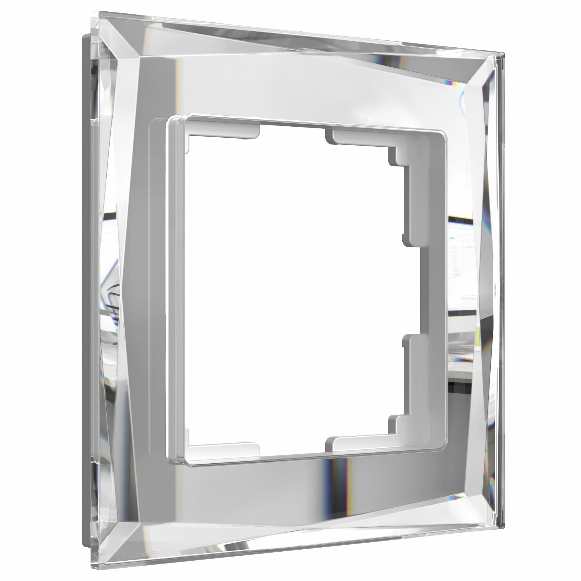 Рамка из стекла на 1 пост Diamant зеркальный W0011220 Werkel