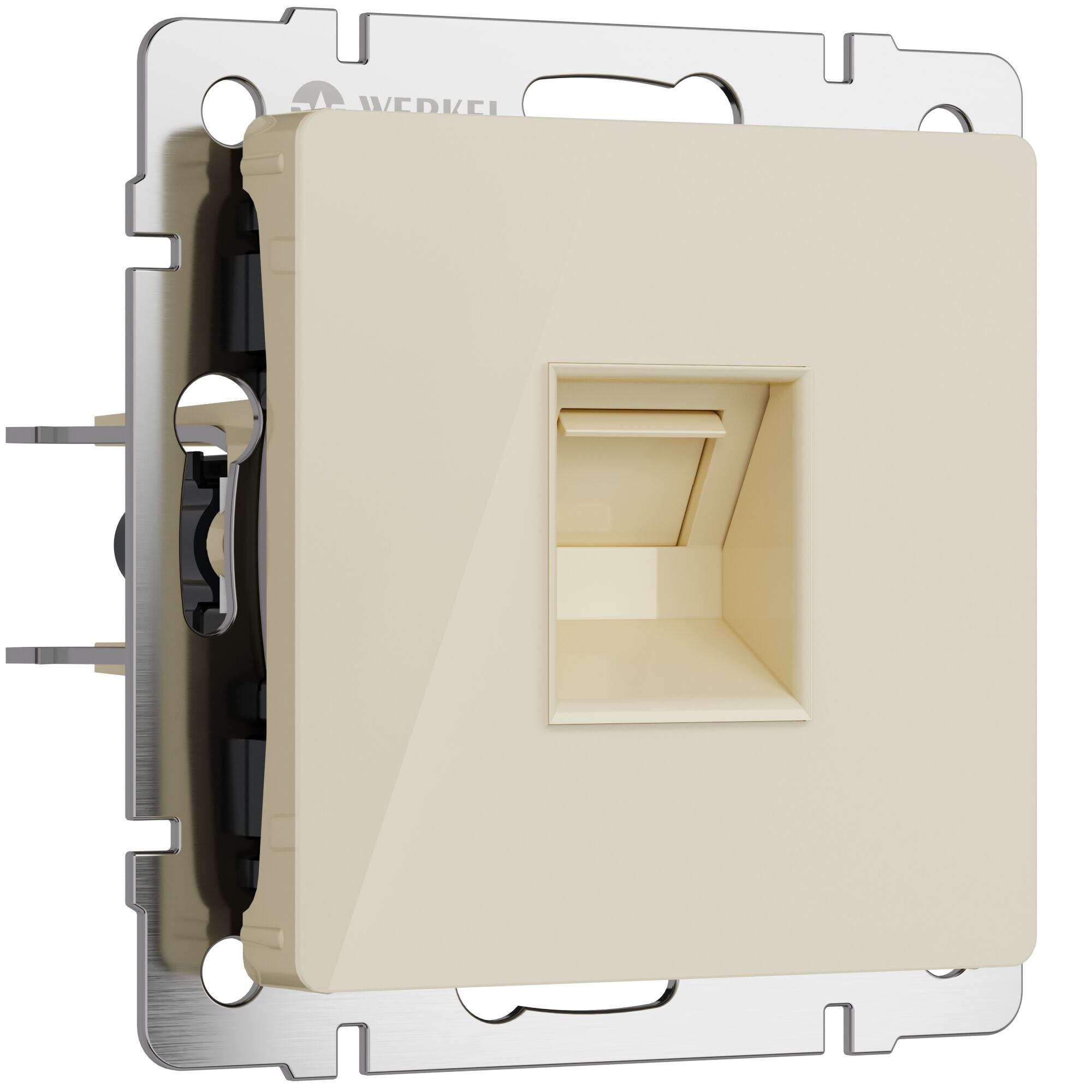Розетка Ethernet RJ-45 айвори акрил W1181043 Werkel