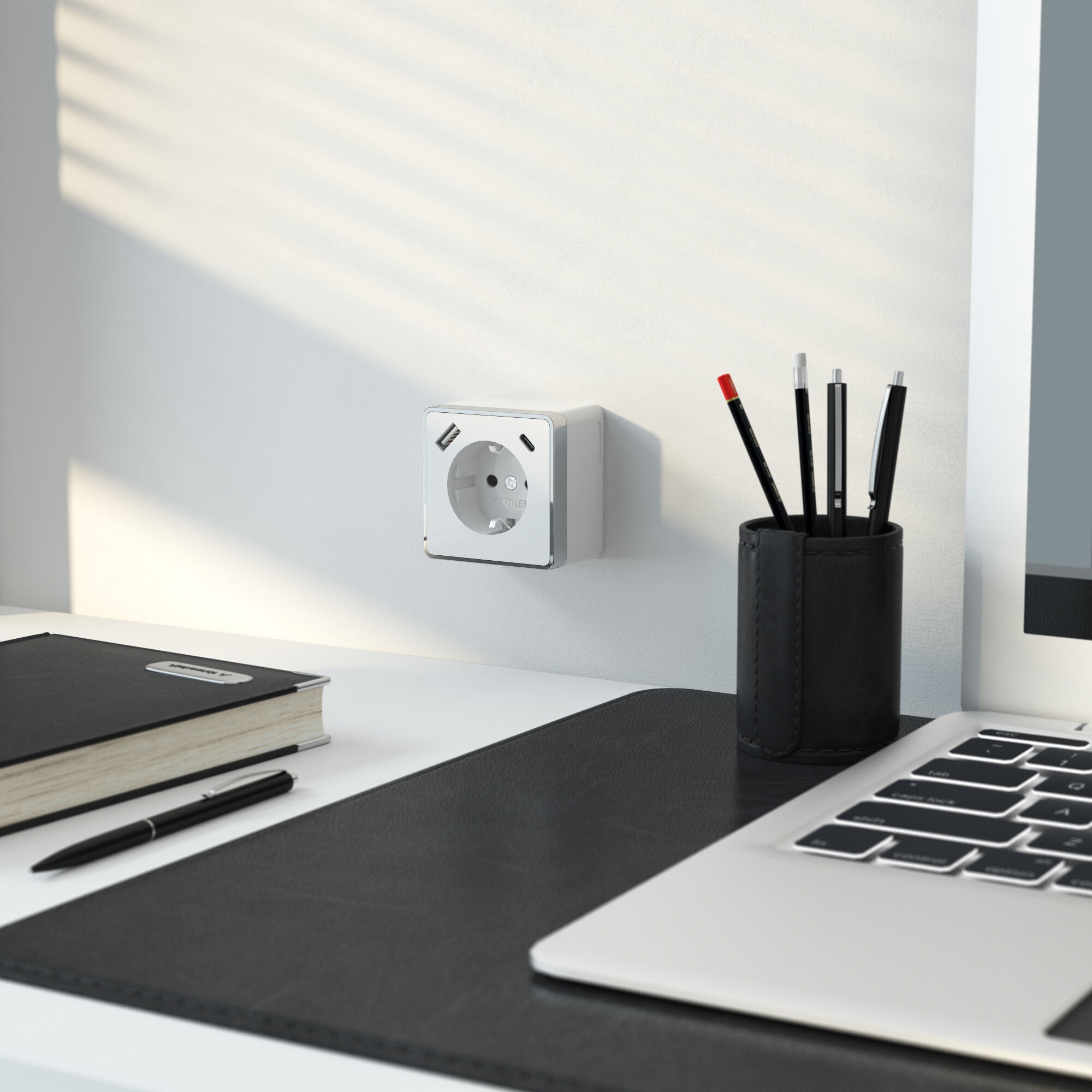 Розетка с заземлением, шторками и USB тип A+C Gallant белый W5071701 Werkel Розетка с заземлением, шторками и USB тип A+C Gallant белый W5071701 Werkel