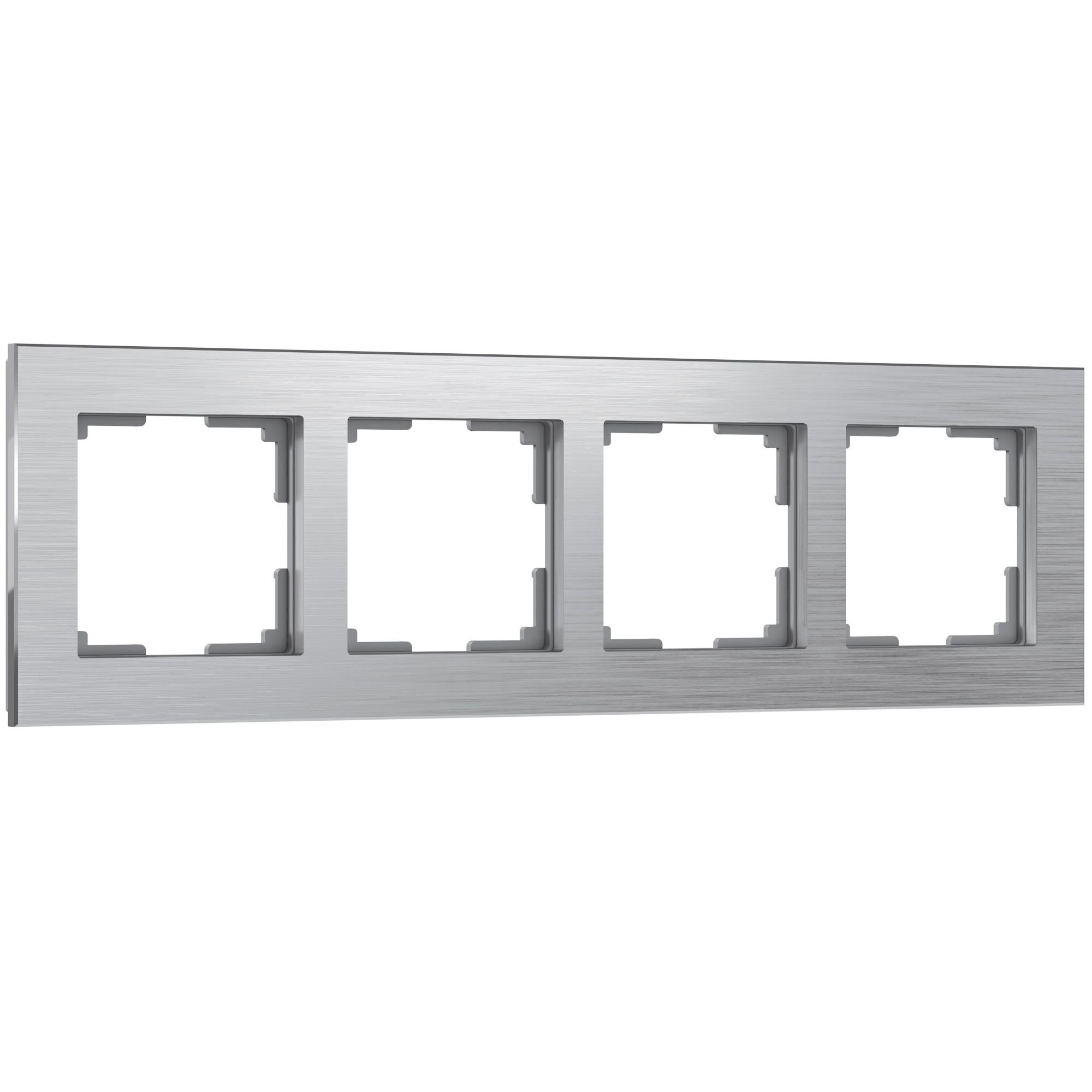 Рамка из металла на 4 Аluminium алюминий W0041706 Werkel