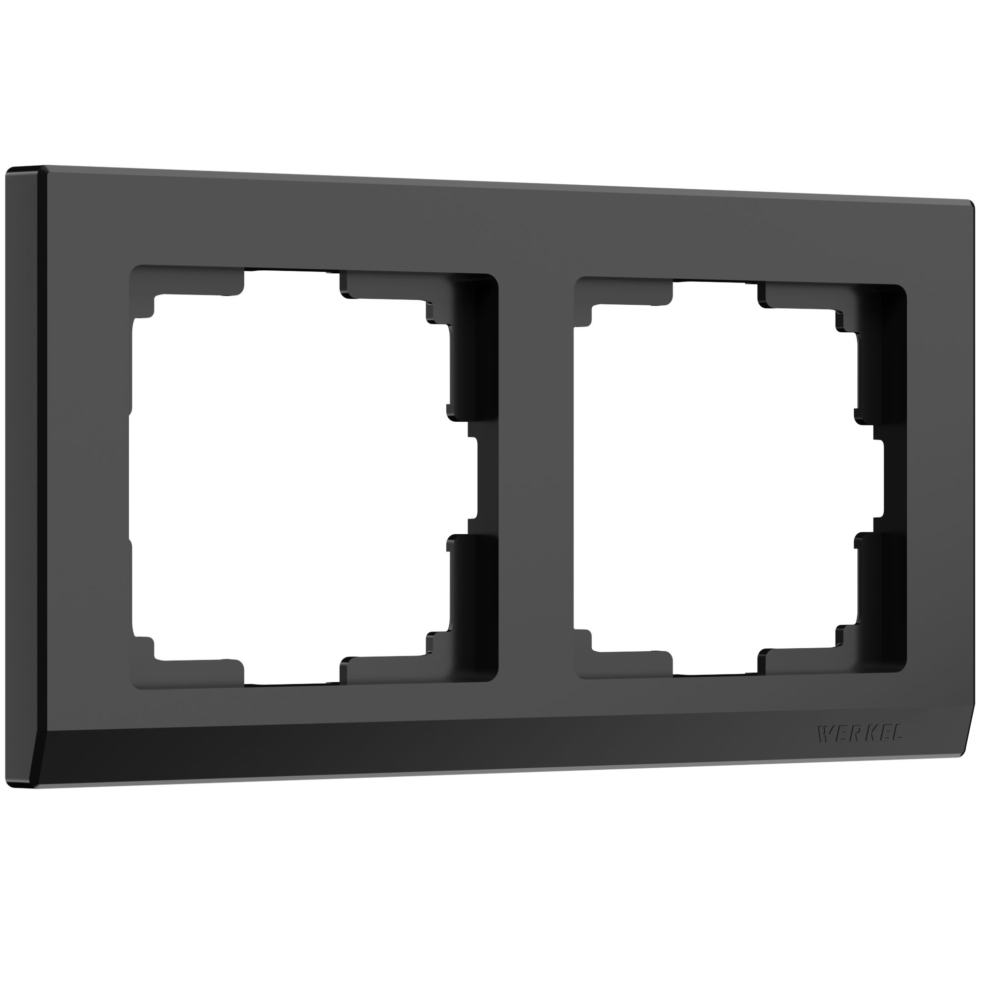 Рамка из поликарбоната на 2 поста Stark черный W0021808 Werkel