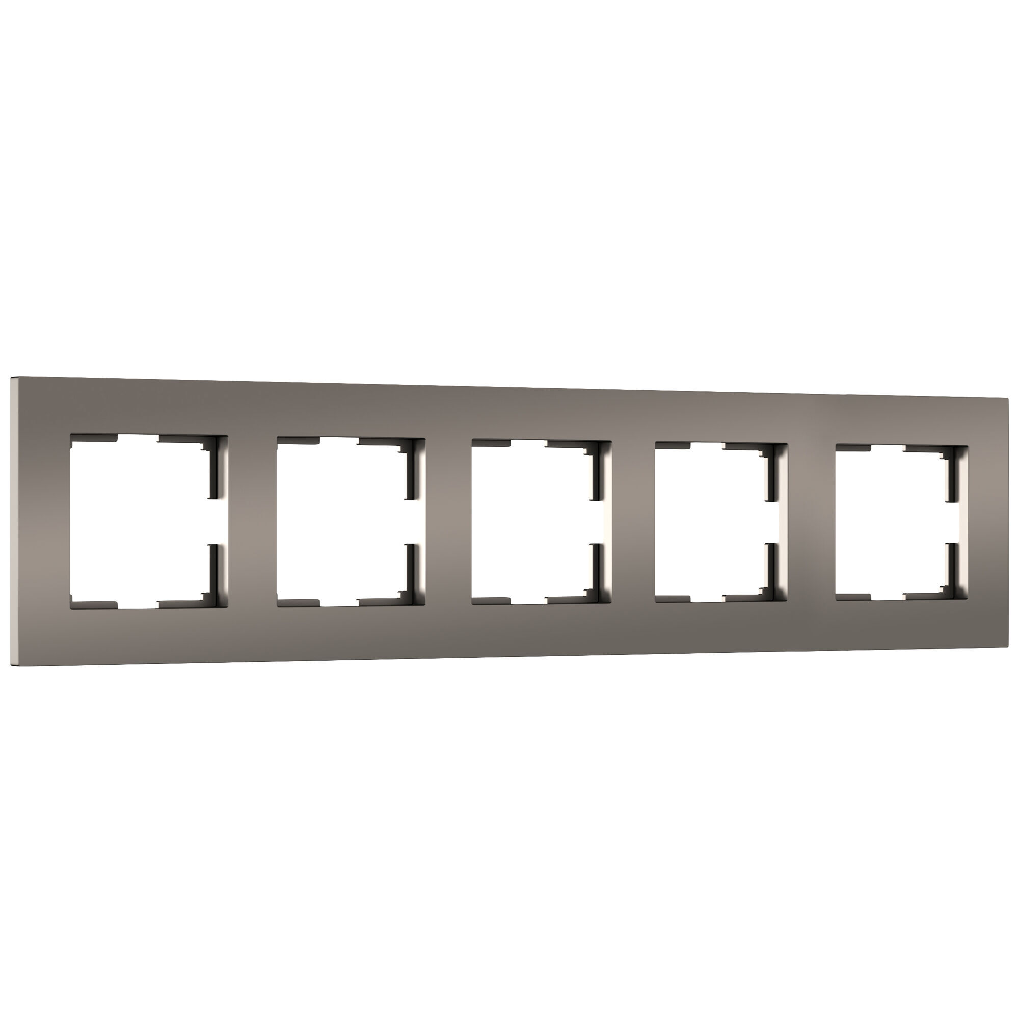 Рамка на 5 постов Slab (бронза софт) W0052963 Werkel