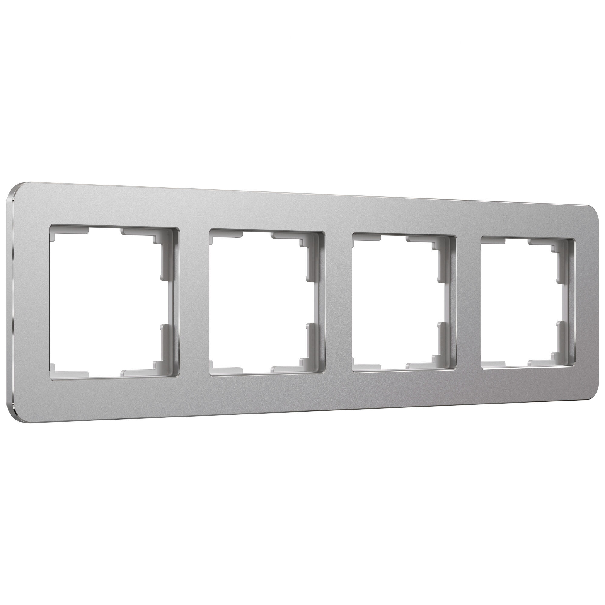 Рамка из металла на 4 поста Platinum алюминий W0042606 Werkel