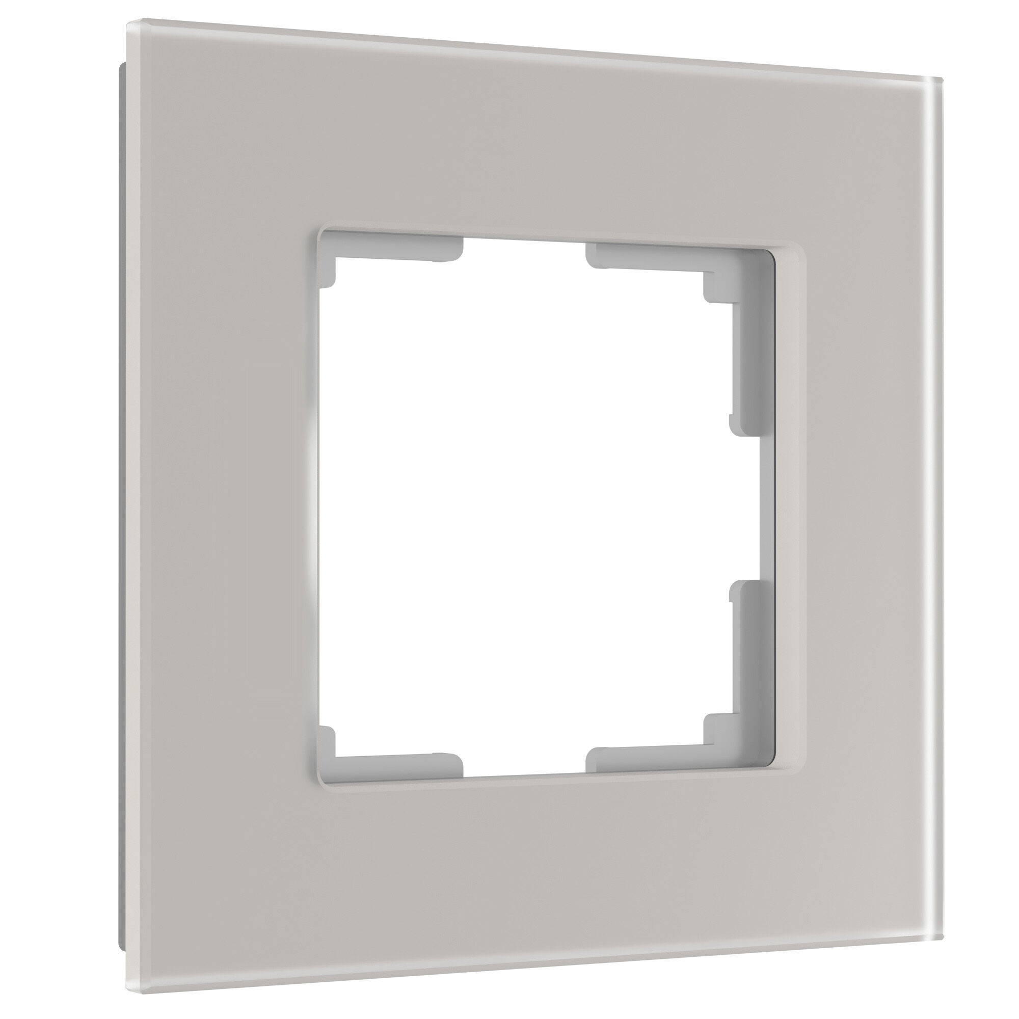 Рамка из стекла на 1 пост Senso дымчатый soft-touch W0013117 Werkel