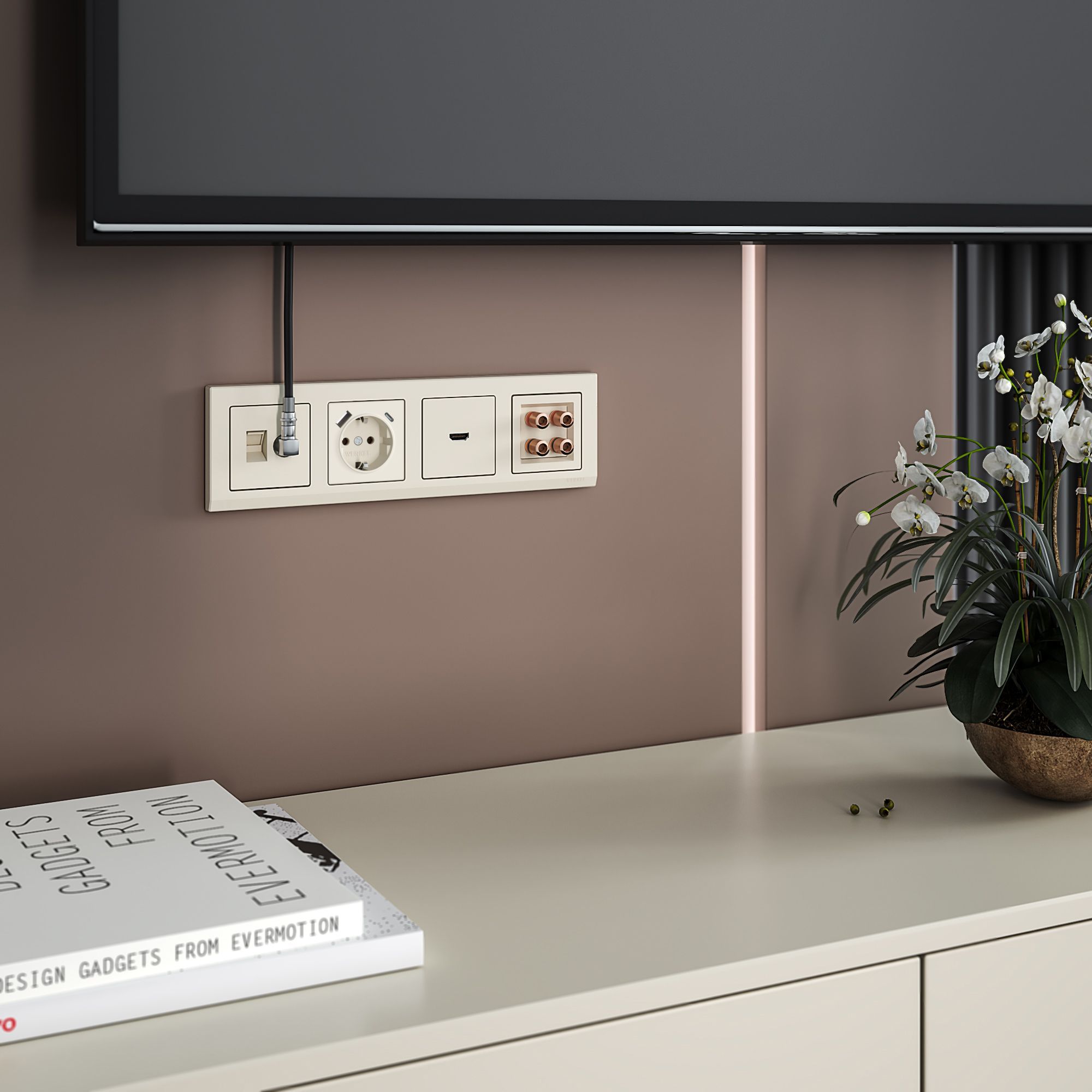 Розетка с заземлением, шторками и USB тип A+C слоновая кость W1171703 Werkel Розетка с заземлением, шторками и USB тип A+C слоновая кость W1171703 Werkel