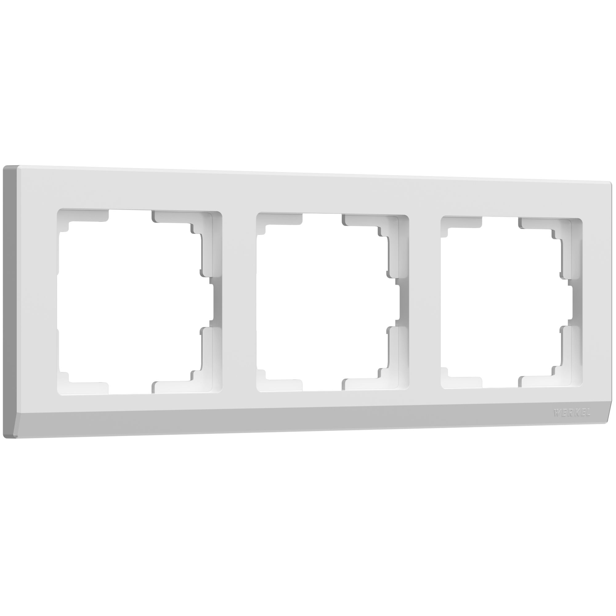 Рамка из поликарбоната на 3 поста Stark белый W0031801 Werkel