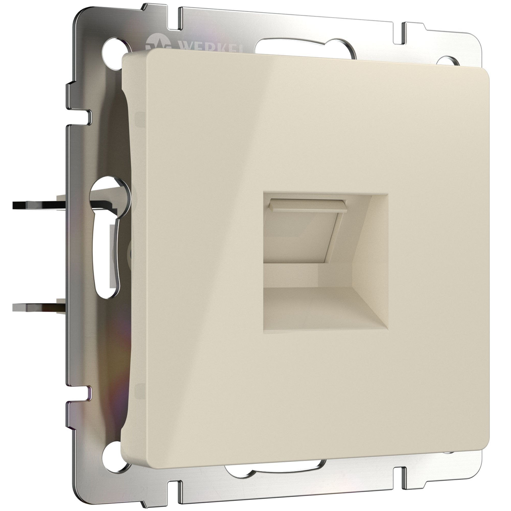 Розетка Ethernet RJ-45 слоновая кость W1181003 Werkel