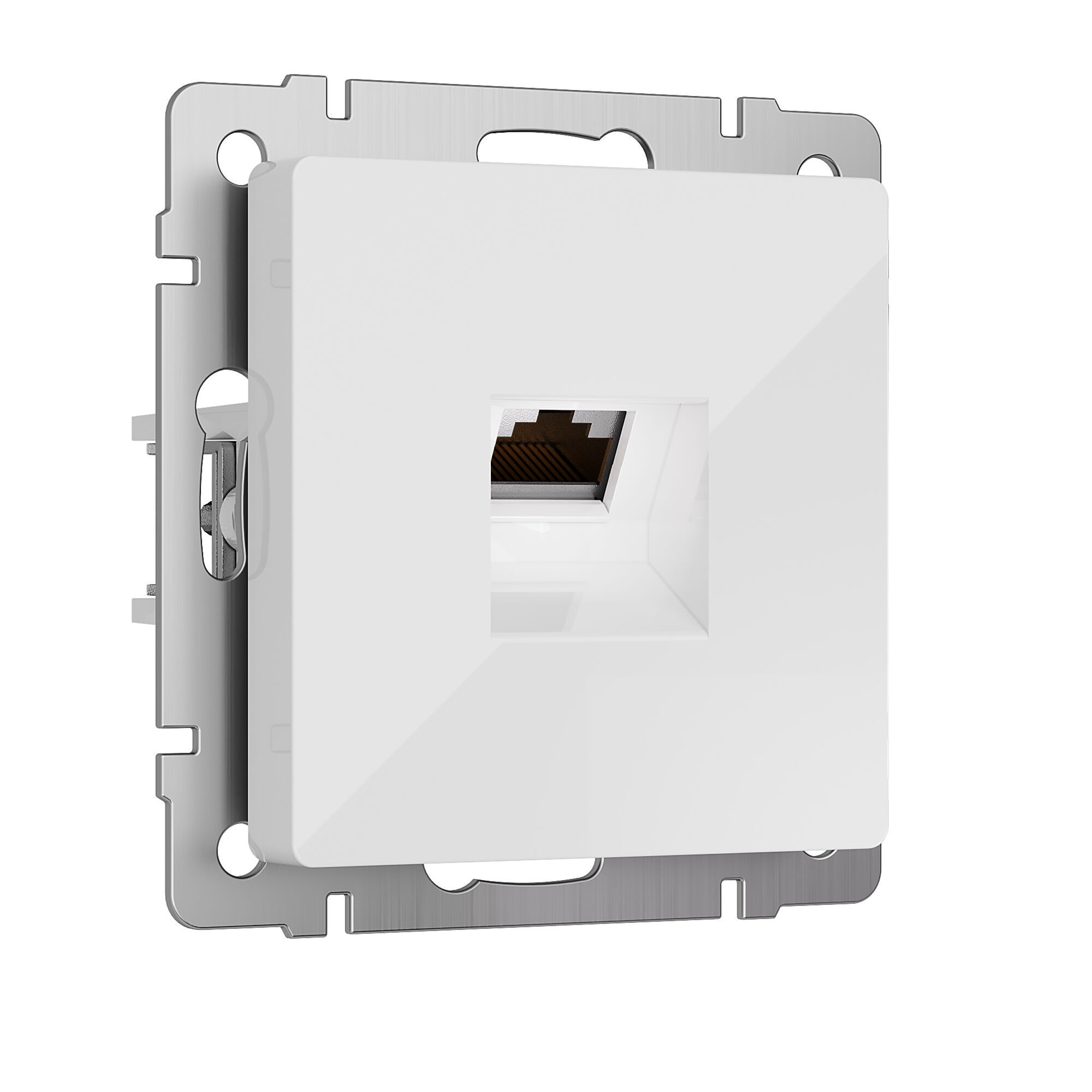 Розетка Ethernet RJ-45 cat. 6A экранированная (белый) W5120101 Werkel Розетка Ethernet RJ-45 cat. 6A экранированная (белый) W5120101 Werkel