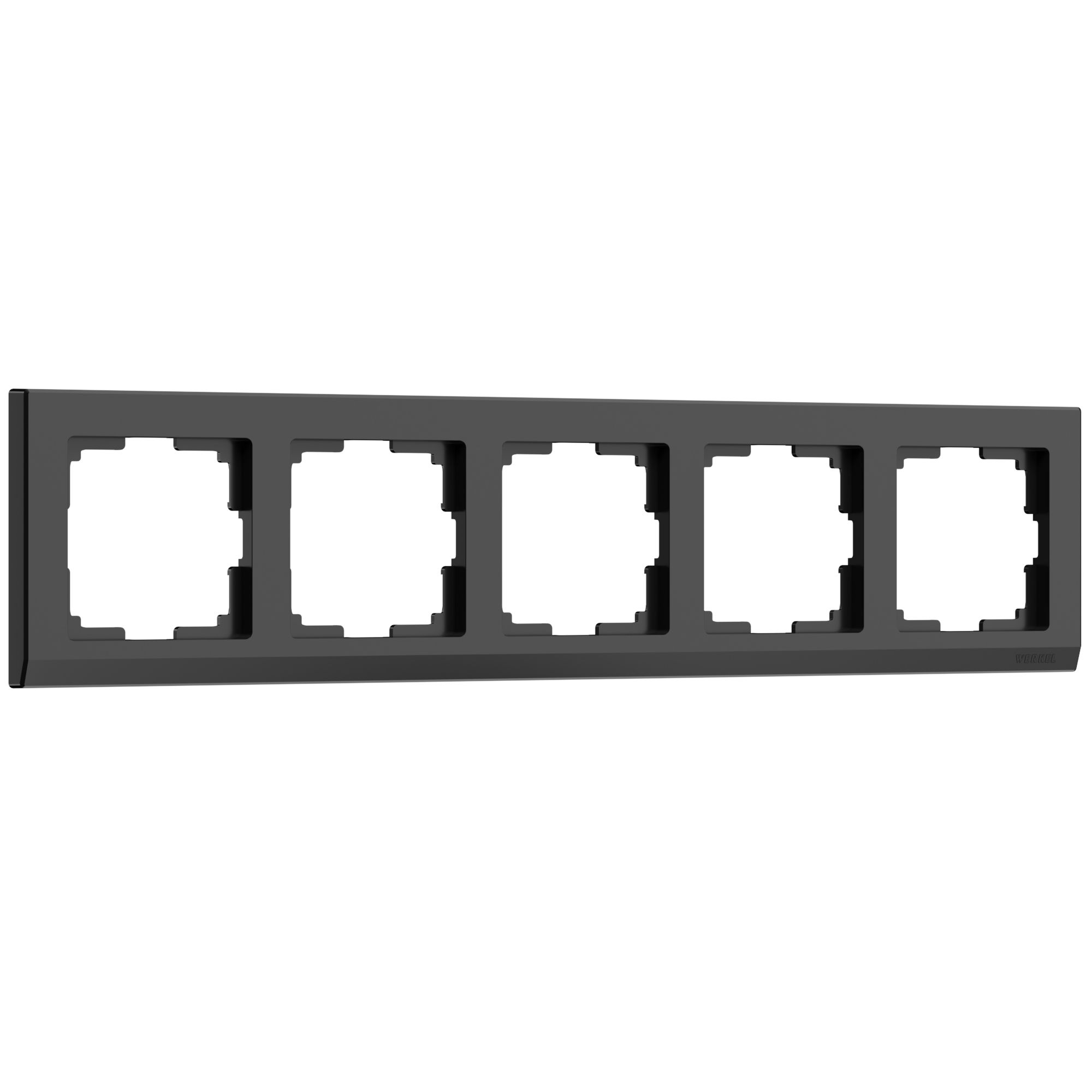 Рамка из поликарбоната на 5 постов Stark черный W0051808 Werkel