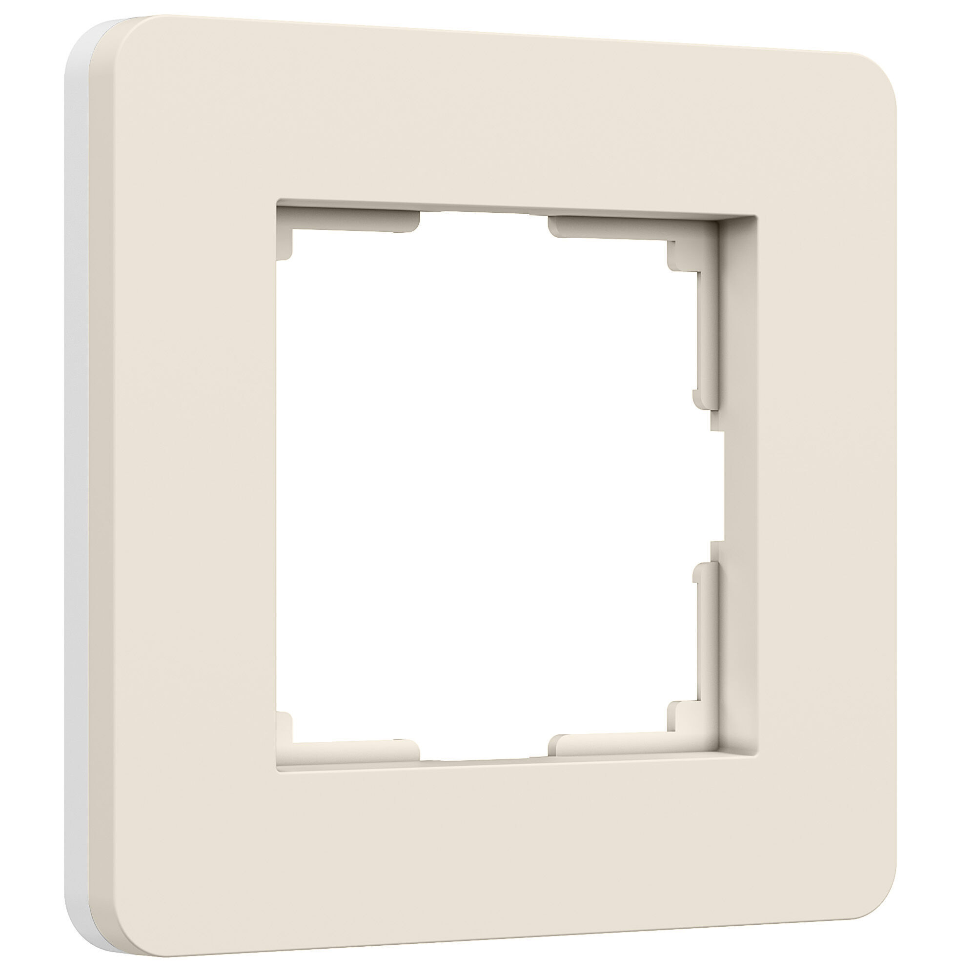 Рамка на 1 пост Split (айвори/белый, soft-touch) W0013066 Werkel