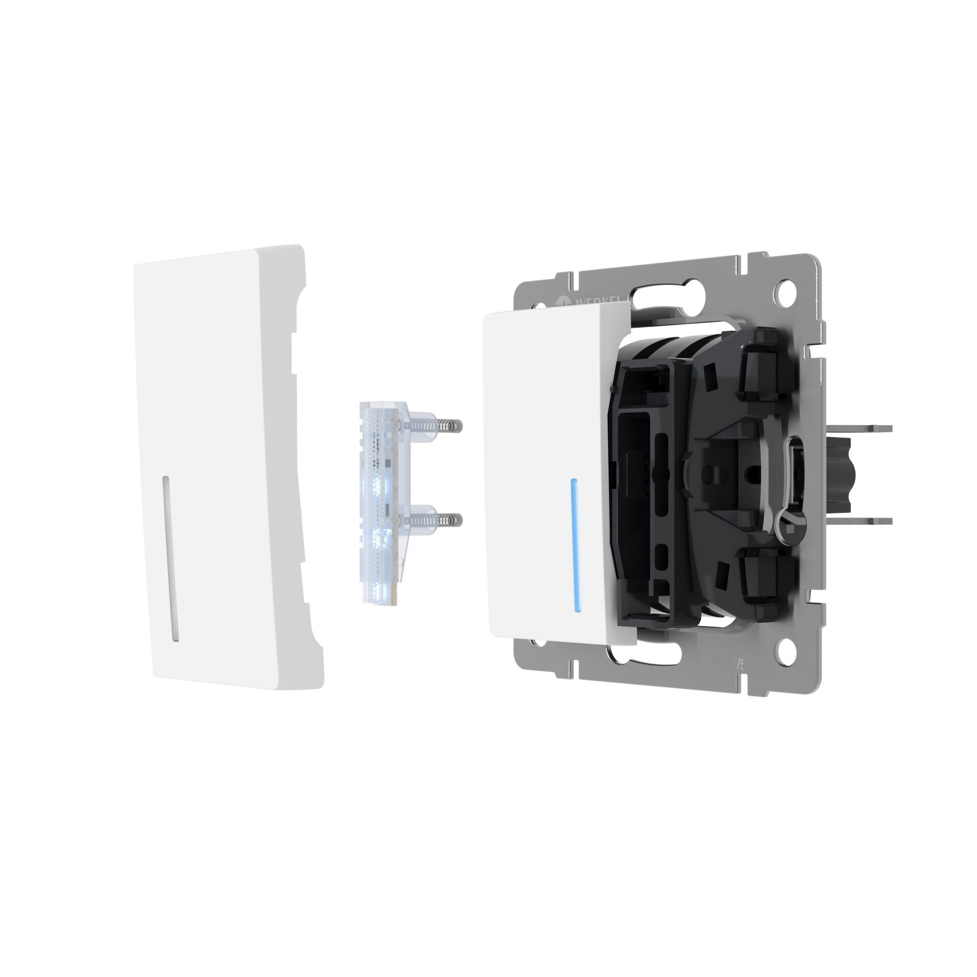 Блок LED подсветки для выключателя 10 шт. (голубой) W8020102 Werkel Блок LED подсветки для выключателя 10 шт. (голубой) W8020102 Werkel
