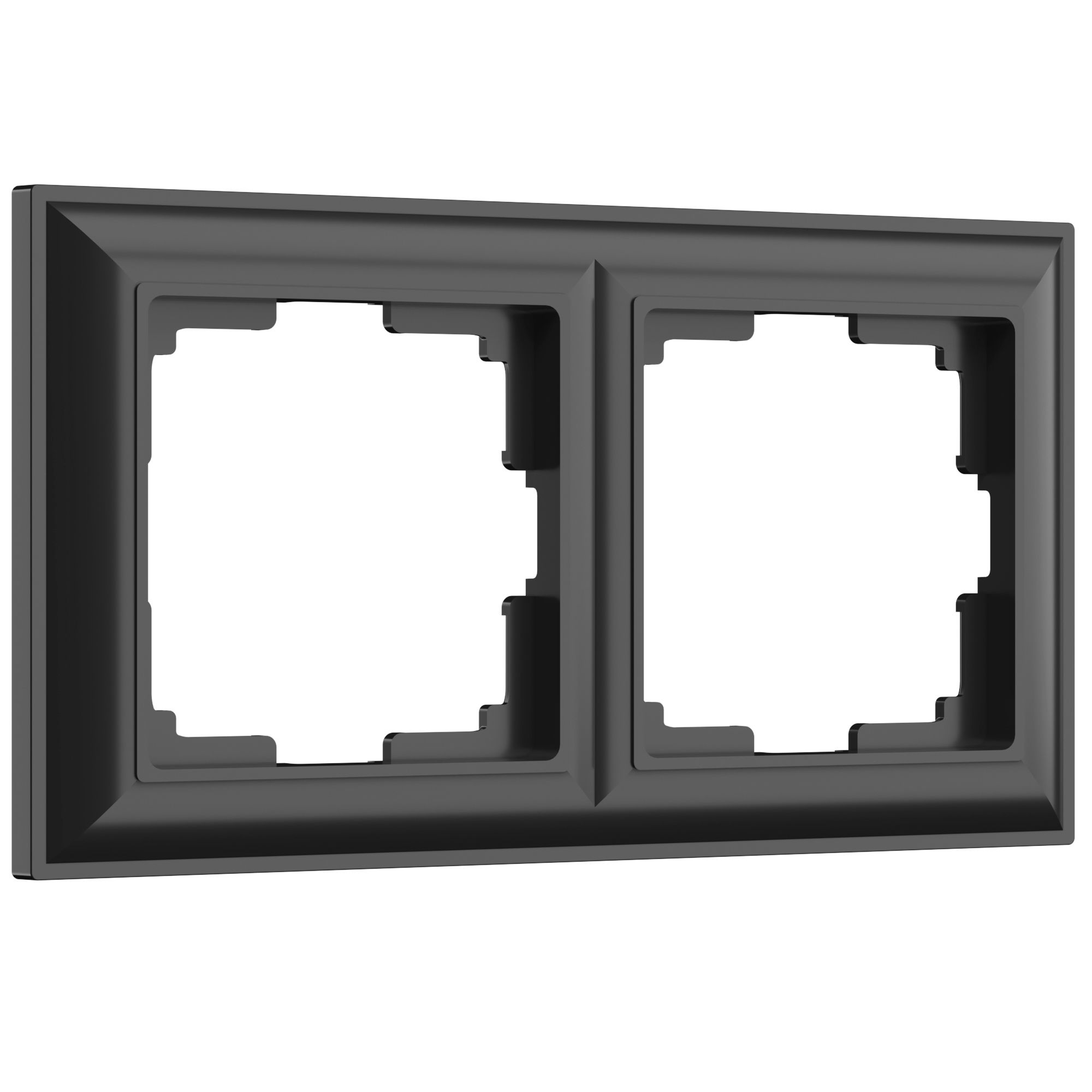 Рамка из пластика на 2 поста Fiore черный W0022208 Werkel